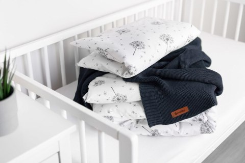 KOCYK BAMBUSOWO-BAWEŁNIANY 80X100 CM GRANATOWY