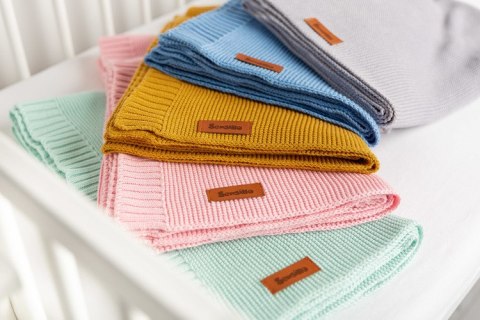 KOCYK BAMBUSOWO-BAWEŁNIANY 80X100 CM MIĘTOWY