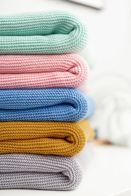 KOCYK BAMBUSOWO-BAWEŁNIANY 80X100 CM MIĘTOWY