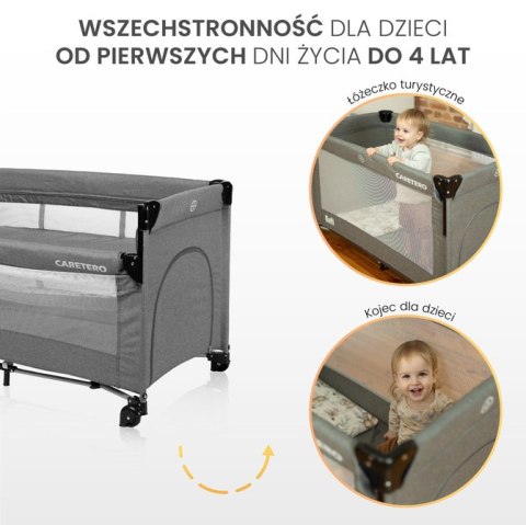 ŁÓŻECZKO TURYSTYCZNE ESTI Z OPUSZCZANYM BOKIEM GRAPHITE