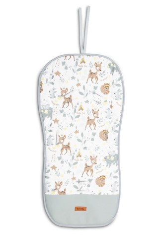 WKŁADKA DO WÓZKA VELVET BIAŁY LEŚNA PRZYGODA