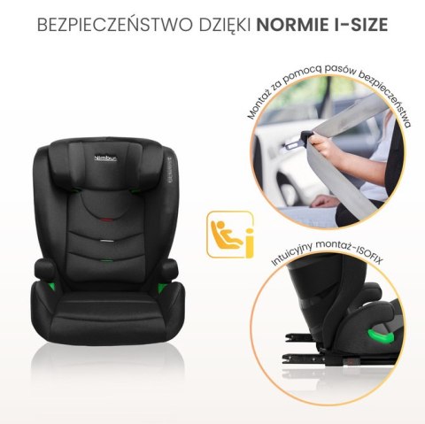 FOTELIK NIMBUS I-SIZE 4-12 BLACK (100-150cm)