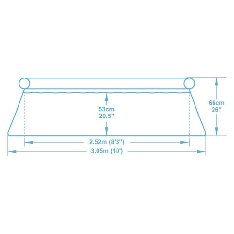 Basen ogrodowy rozporowy 305 x 66 cm 9w1 Bestway 57458 Basen ogrodowy rozporowy 305 x 66 cm 9w1 Bestway 57458