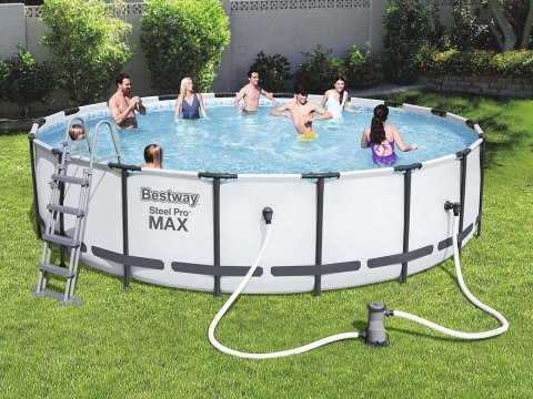 Basen ogrodowy stelażowy 427 x 122 cm 19w1 Bestway 5612X maszynka do baniek GRATIS Basen ogrodowy stelażowy 427 x 122 cm 19w1 Bestway 5612X maszynka do baniek GRATIS