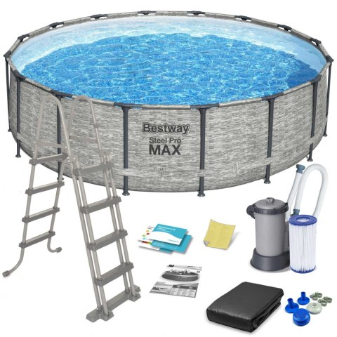 Basen ogrodowy stelażowy 549 x 122 cm 11w1 Bestway 5618Y Basen ogrodowy stelażowy 549 x 122 cm 11w1 Bestway 5618Y