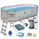 Basen ogrodowy stelażowy 549 x 274 x 122 cm12w1 Bestway 56716N