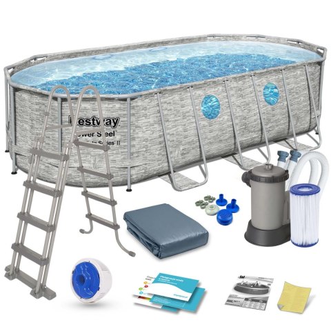 Basen ogrodowy stelażowy 549 x 274 x 122 cm12w1 Bestway 56716N Basen ogrodowy stelażowy 549 x 274 x 122 cm12w1 Bestway 56716N