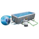 Basen stelażowy ogrodowy 412 x 201 x 122 cm 10w1 BESTWAY 56457N