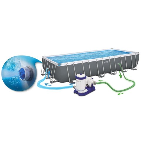Basen stelażowy ogrodowy 732 x 366 x 132 cm 12w1 Bestway 56474N Basen stelażowy ogrodowy 732 x 366 x 132 cm 12w1 Bestway 56474N