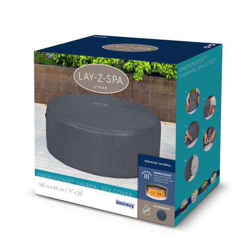 Pokrywa termiczna do SPA 180 x 66 cm Bestway 60317 Pokrywa termiczna do SPA 180 x 66 cm Bestway 60317