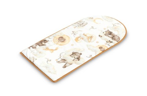GNIAZDO/KOKON VELVET SEN BEŻOWY 80x45 + PODUSZKA