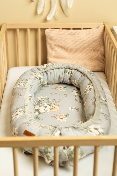KOKON VELVET LILIA SZARY 80x45 + PODUSZKA