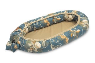 KOKON VELVET MAROKO BEŻOWY 80x45 + PODUSZKA
