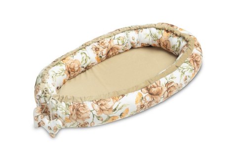 KOKON VELVET SKWER BEŻOWY 80x45 + PODUSZKA