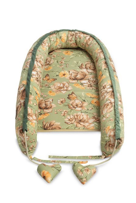 KOKON VELVET SKWER ZIELONY 80x45 + PODUSZKA