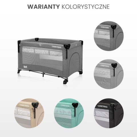 ŁÓŻECZKO TURYSTYCZNE ESTI Z OPUSZCZANYM BOKIEM BROWN