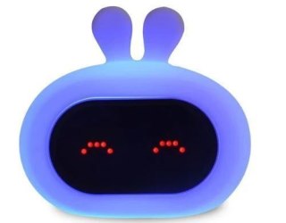 6423 LAMPKA NOCNA SILIKONOWA BUDZIK RABBIT GIO-135