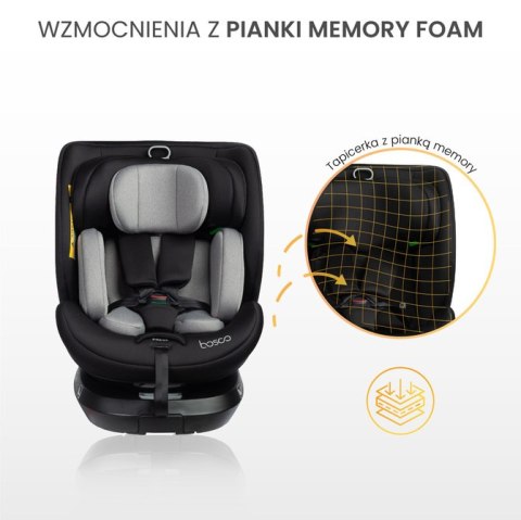 FOTELIK BOSCO I-SIZE BLACK (40-150)