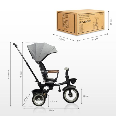 ROWEREK 3-KOŁOWY SABER BEIGE