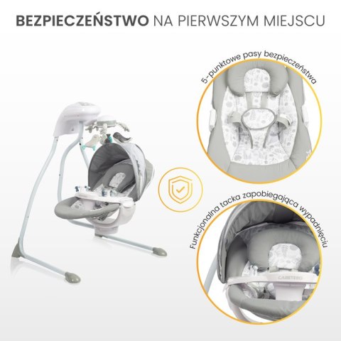 HUŚTAWKA ELEKTRYCZNA RAFFI LIGHT GREY