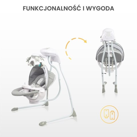 HUŚTAWKA ELEKTRYCZNA RAFFI LIGHT GREY