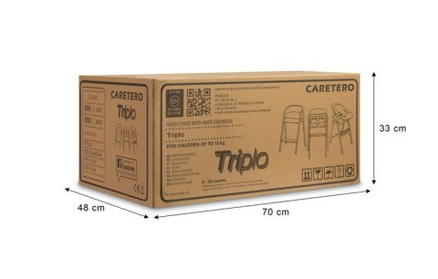 KRZESEŁKO DO KARMIENIA 3W1 TRIPLO BEIGE