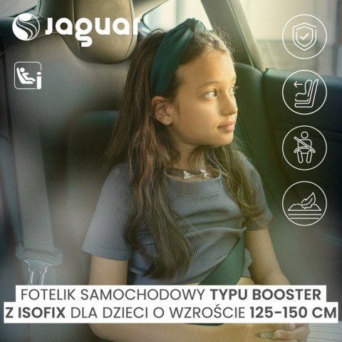 FOTELIK JAGUAR I-SIZE BLACK (125-150)