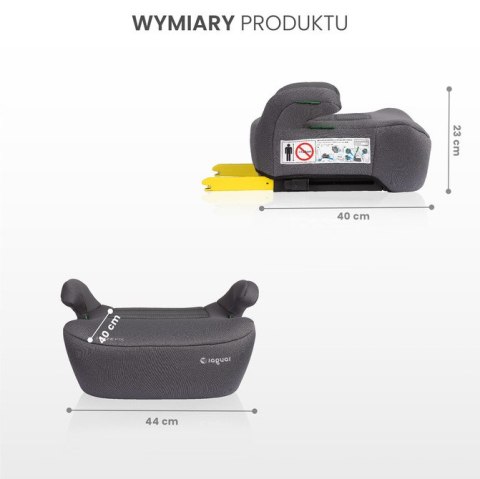 FOTELIK JAGUAR I-SIZE GRAPHITE (125-150)