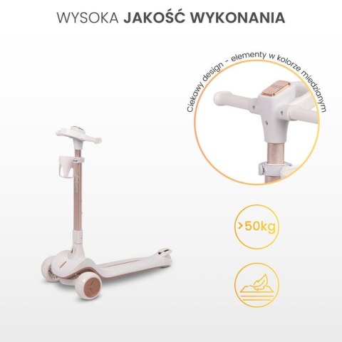 HULAJNOGA 3-KOŁOWA SATURA WHITE