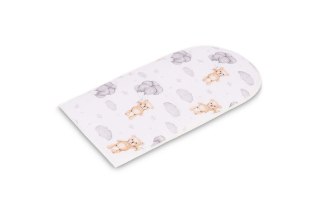 KOKON MUŚLIN TEDDY SZARY 80x45 + PODUSZKA