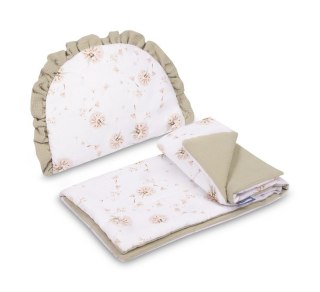 KOMPLET DO WÓZKA MUŚLIN DMUCHAWCE BEŻOWY