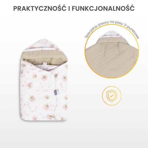 OTULACZ DO FOTELIKA MUŚLIN TEDDY SZARY