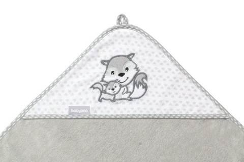 346/03 OKRYCIE KĄP. BAMBUSOWE 100 X 100 SZARE BabyOno