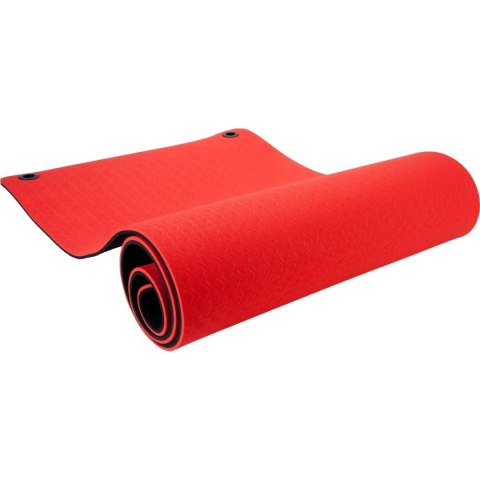 MATA DO ĆWICZEŃ TPE POMARAŃĆZOWO CZARNA Z OTWORAMI 173x61x1CM PURE 2 IMPORVE