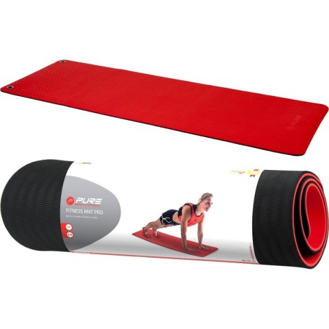 MATA DO ĆWICZEŃ TPE POMARAŃĆZOWO CZARNA Z OTWORAMI 173x61x1CM PURE 2 IMPORVE