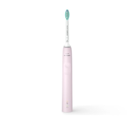 Philips | Sonicare Szczoteczka Elektryczna HX3675/15 do mycia zębów, Czarna/Różowa - 2 szczoteczki, technologia soniczna, ładowa