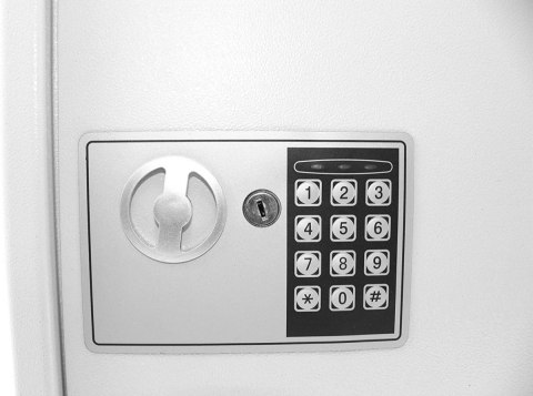 Sejf na Klucze Elektroniczny 48 Haczyków Zabezpieczenie Montaż Ścienny