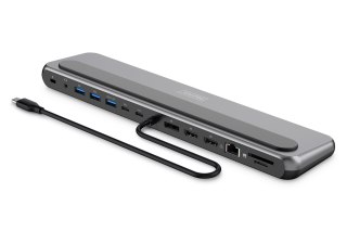 Stacja dokująca DIGITUS USB-C 8K, 12-portowa
