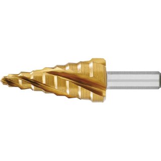 Wiertlo stopn.HSS TiN z poczwór.rowkiem spiral.4-20mm EXACT