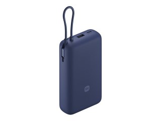 Xiaomi 33W Power Bank (zintegrowany kabel) | 20000 mAh | USB-C/USB-C/USB-A | Niebieski