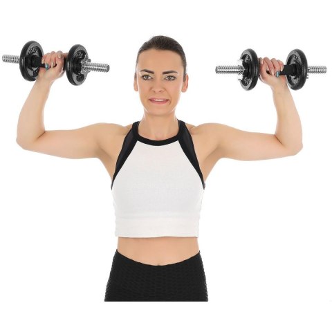 HANTLA ŻELIWNA 19 KG ( 2x9.5 KG ) WALIZKA ENERO FIT