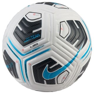 PIŁKA NOŻNA NIKE ACADEMY WHITE/BLACK/LT BLUE FURY R.4