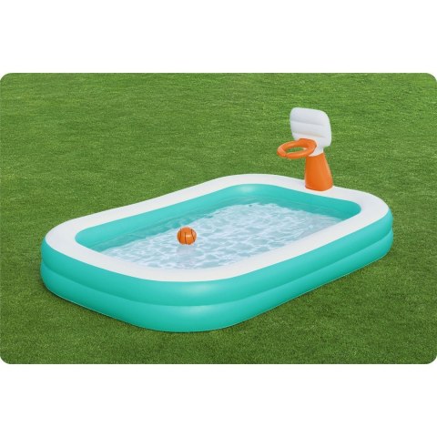 Basen dmuchany Dunk'N Splash 251 x 168 x 102 cm Bestway 54445 Basen dmuchany Dunk'N Splash 251 x 168 x 102 cm Bestway 54445