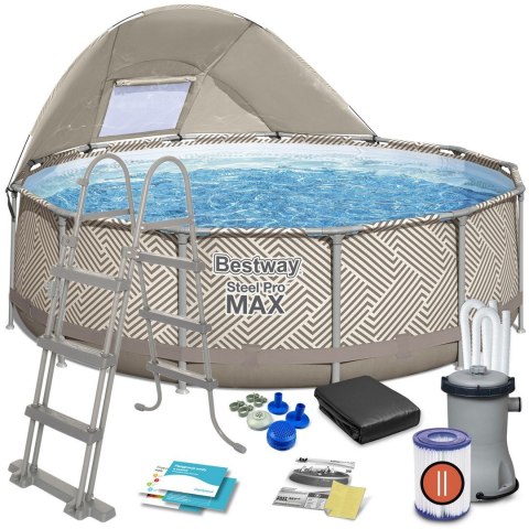 Basen ogrodowy stelażowy 396 x 107 cm 11w1 Bestway 561FY Basen ogrodowy stelażowy 396 x 107 cm 11w1 Bestway 561FY