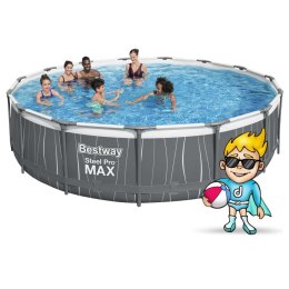 Basen ogrodowy stelażowy 457 x 107 cm 13w1 Bestway 561GD