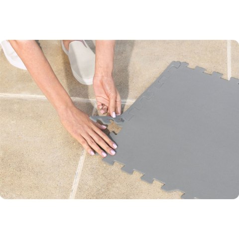 Mata piankowa pod SPA puzzle 50 x 50 cm 16 szt Bestway 60334 Mata piankowa pod SPA puzzle 50 x 50 cm 16 szt Bestway 60334