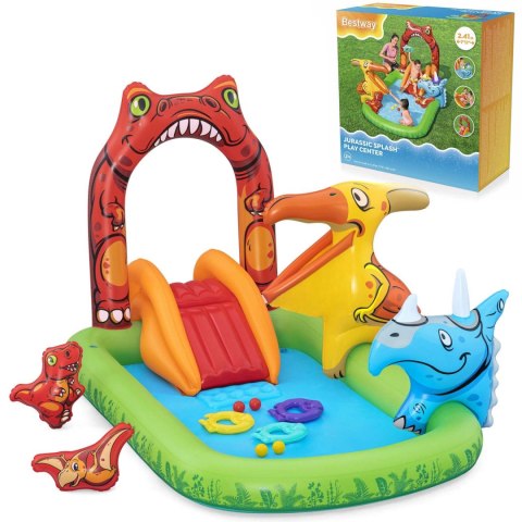 Plac zabaw dmuchany Jurassic 241 x 140 x 137 cm Bestway 53160 Plac zabaw dmuchany Jurassic 241 x 140 x 137 cm Bestway 53160