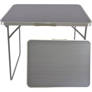 STOLIK TURYSTYCZNY SKŁADANY KEMPINGOWY 80X60X70CM SZARY