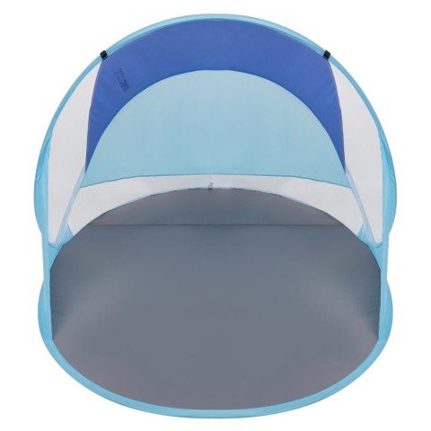 NAMIOT PARAWAN PLAŻOWY SAMOROZKŁADAJĄCY 190X120X90/70CM NIEBIESKI POP-UP