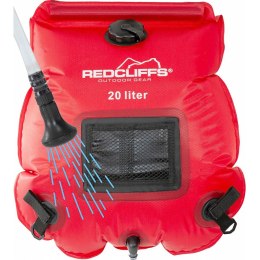 PRYSZNIC SOLARNY KEMPINGOWY TURYSTYCZNY 20L REDCLIFFS CZERWONY